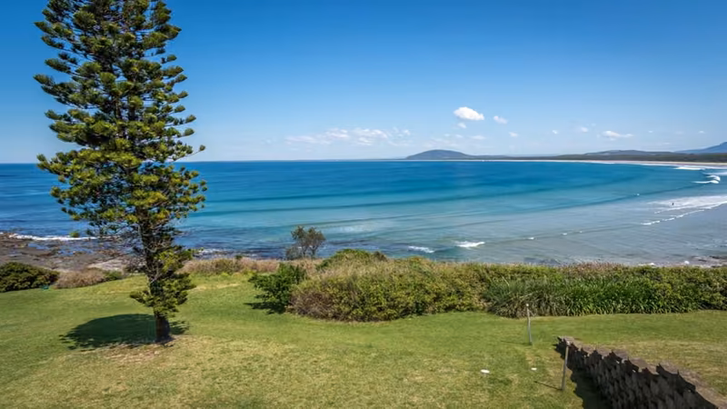 View of Seven Mile Beach from a Gerroa property